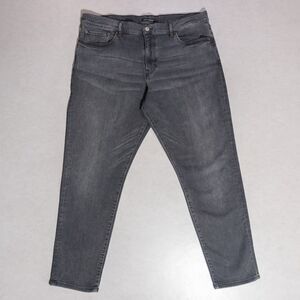 Lucky Brand 412 Athletic Slim Faded Black Stretch Denim Jeans Men's 40x31